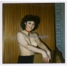 Erotic Study: Natural Nude Curlyhead*18 / Topless - Smile (Vintage Photo East Germany ~1990s)