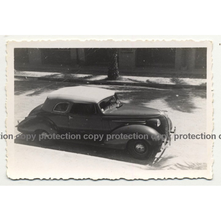 Congo / Africa: Hudson Terraplane Deluxe Cabrio / Side View *1 (Vintage Photo B/W ~1930s/1940s)