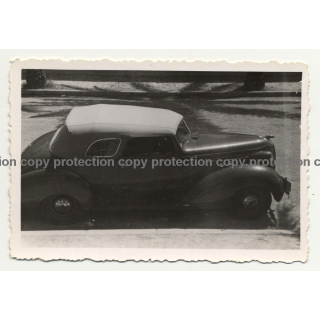 Congo / Africa: Hudson Terraplane Deluxe Cabrio / Side View *2 (Vintage Photo B/W ~1930s/1940s)