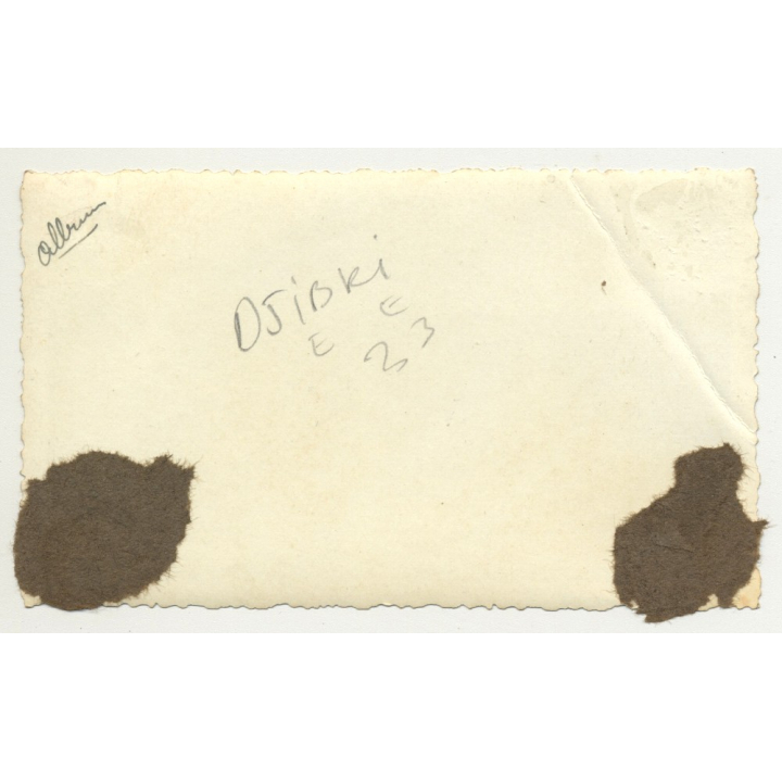 Osibki / Congo: Native Wommen & Children In Front Of Straw Hut (Vintage Photo B/W 1933)