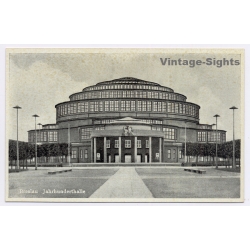 Breslau - Wroclaw / Schlesien: Jahrhunderthalle (Vintage PC ~1930s/1940s)