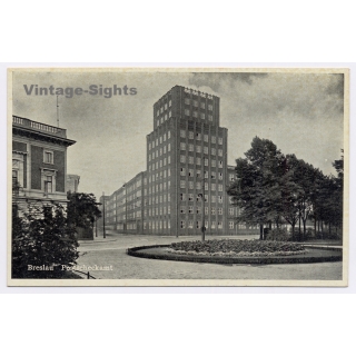 Breslau - Wroclaw / Schlesien: Postscheckamt (Vintage PC ~1930s/1940s)