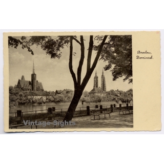Breslau - Wroclaw / Schlesien: Dominsel (Vintage PC 1936)