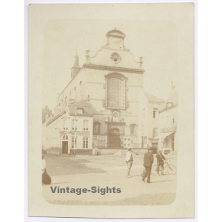Wavre / Belgium: Hotel de Ville (Vintage RPPC ~1900s)