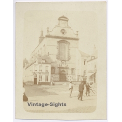Wavre / Belgium: Hotel de Ville (Vintage RPPC ~1900s)