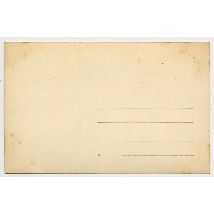 Africa: Young Congolese People Swim In River (Vintage RPPC B/W 1930s/1940s)