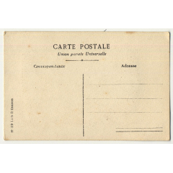 Congo: Monkey Sits On Wooden Cage / Banana Plants  (Vintage RPPC 39 Lavis B Canson)