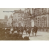 Brussels: Military Parade In Front Of Hôtel de Ligne / Royal Ceremony? (Vintage Albumen Print ~1900s)