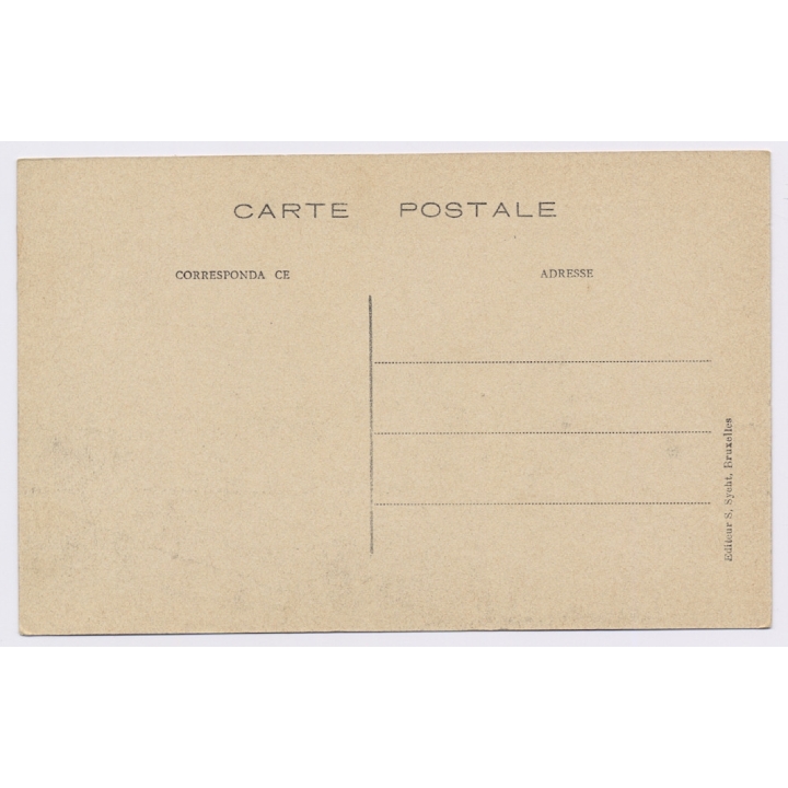 Belgium: Entrée Principale Et Bruxelles Kermesse (Vintage RPPC ~1900s)