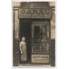 Shoemaker: Garau Chausseur Sur Mesure / Shopfront (Vintage RPPC ~1910s)