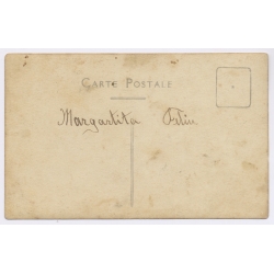 Group Of Young Men in Alpargatas / Sastrería Militar Española ? (Vintage RPPC ~1910s/1920s)