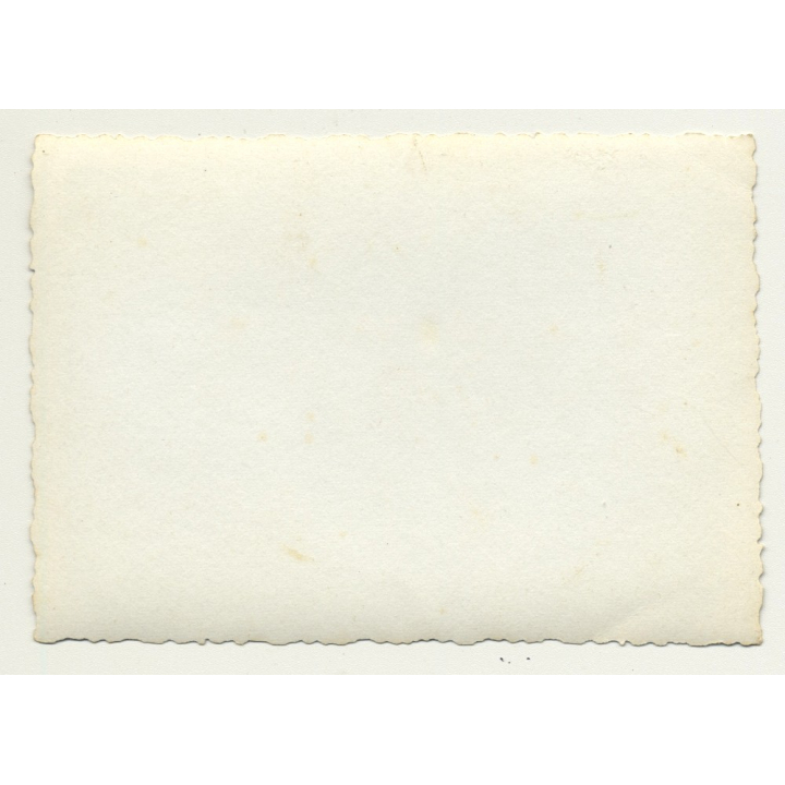 Congo / Africa: Colonial Masters On Dugout / Lake (Vintage Photo B/W ~1930s/1940s)