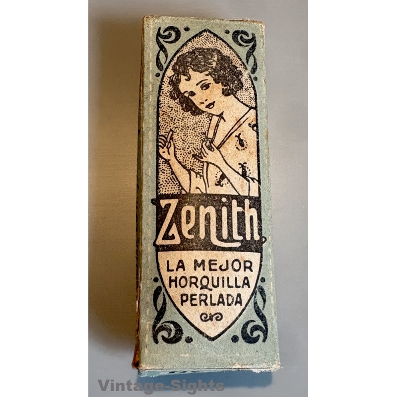 Art Nouveau: Box of ZENITH Hairpins (Spain ~1920s/1930s)