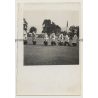Congo / Africa: Tribal Warriors In Ceremonial Dress (Vintage Photo B/W ~1930s/1940s)