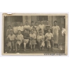 Mallorca?: Group Of Shoemakers In Front Of Workshop (Vintage RPPC ~1910s)