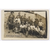 Spanish Civil War: Group Of Militiamen With Dogs (Vintage RPPC ~1930s)