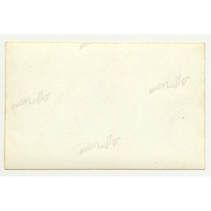 Congo / Africa: Colonialists On Boat At Lake Shore / Rifles (Vintage Photo B/W ~1940s/1950s)