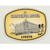 Grosvenor Hotel - London / Great Britain (Vintage Luggage Label)