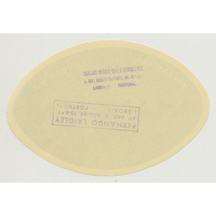 Mapleton Hotel - Piccadilly, London / Great Britain (Vintage Luggage Label)