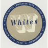 Whites Hotel - London / Great Britain (Vintage Luggage Label)