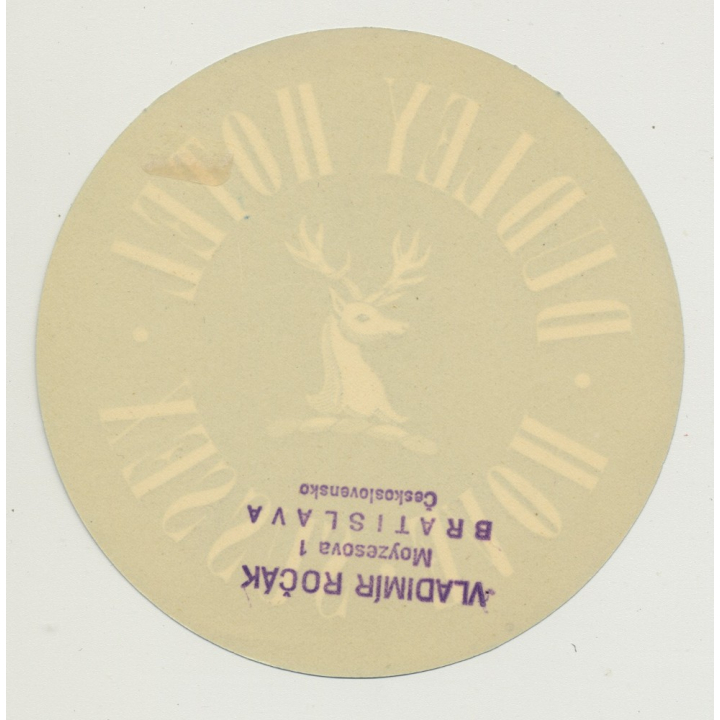 Dudley Hotel - Hove, Sussex / Great Britain (Vintage Luggage Label)