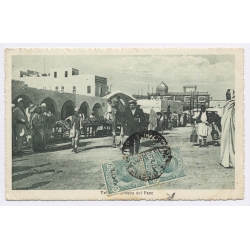 Tripoli / Italian Tripolitania (Libya): Piazza Del Pane (Vintage PC 1920)