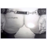 BDSM Study: Rear View Of Nude Female In Handcuffs / Butt (Vintage-Photo ~1980s)