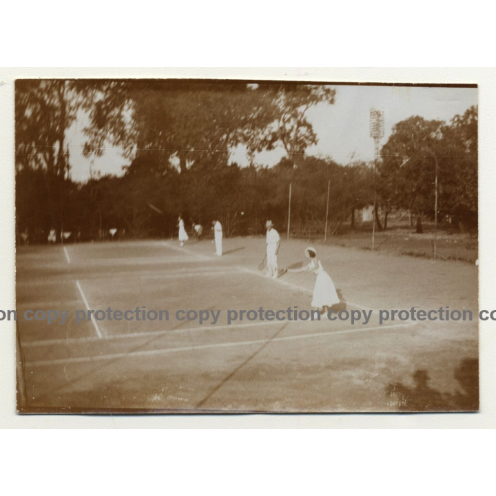 Kasai / Congo: Group Of Mainly Native Congolese Kids (Vintage Photo Sepia 1934)