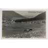 Kampl im Stubaital / Tirol: Panorama View (Vintage RPPC ~1940s)