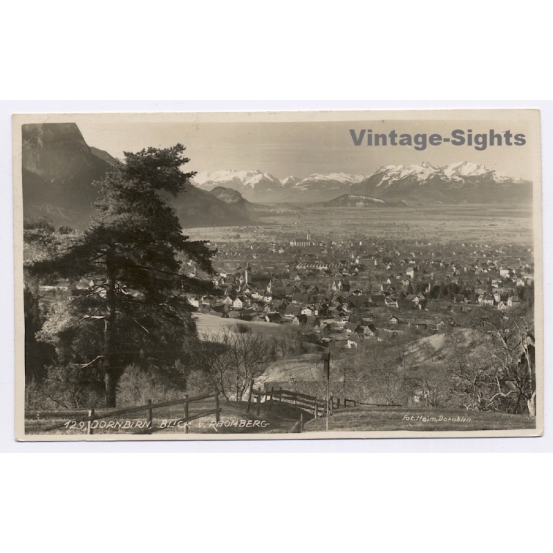 Dornbirn / Austria: Blick Vom Rhomberg (Vintage RPPC 1932)