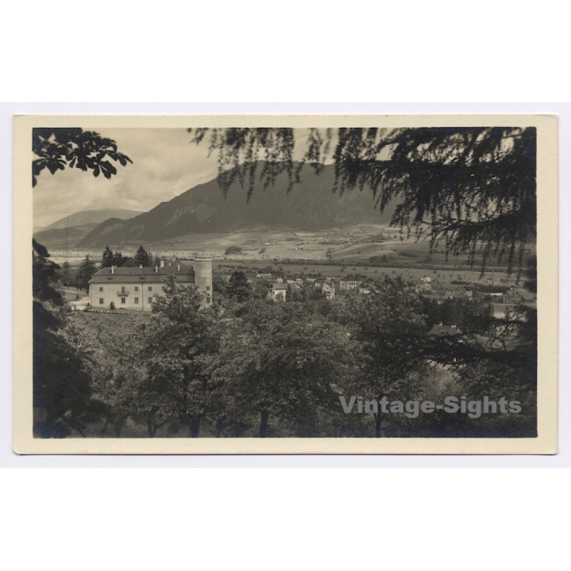 Stainach im Ennstal / Steiermark: Schloss Friedstein (Vintage RPPC 1930s/1940s)