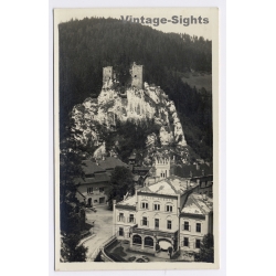 Thörl / Oberösterreich: Partial View - Castle (Vintage RPPC 1927)