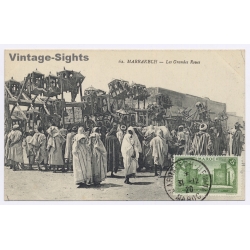 Marrakesh / Morocco: Les Grandes Roues (Vintage PC 1920)