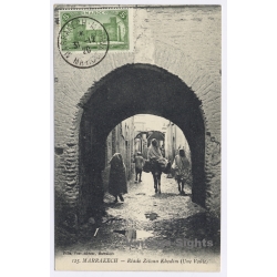 Marrakesh / Morocco: Riade Zitoun Khedim (Une Voûte) (Vintage PC 1920)