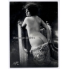 1920s Erotica: Belle Epoque Nude Flashes Butt / Boudoir - Risqué (Large Photo Reprint ~ 24x17CM)