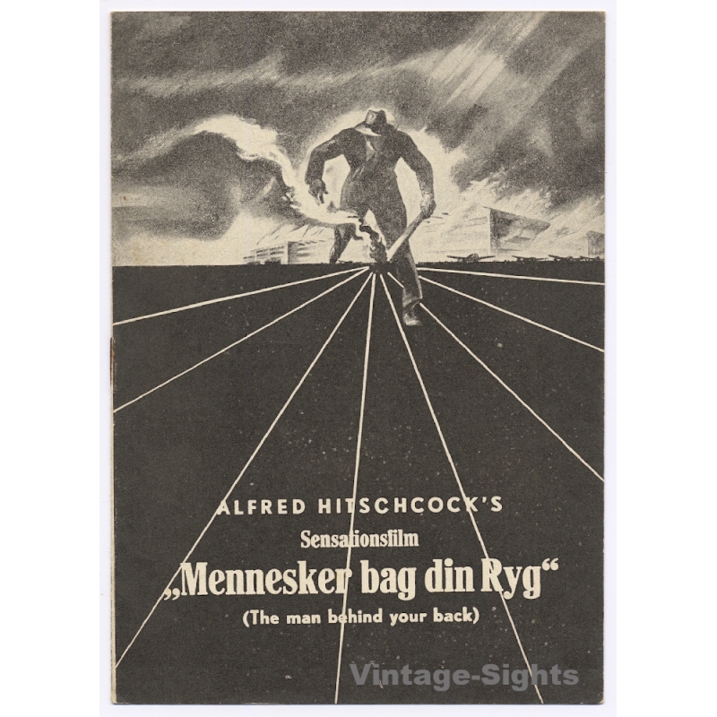 Alfred Hitchcock: Saboteur (Vintage Danish Movie Program 1942)