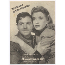 Alfred Hitchcock: Saboteur (Vintage Danish Movie Program 1942)