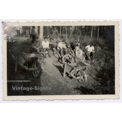 Breisach / WW2: RAD Arbeitsmänner - Westwall (9 Vintage Photos ca. 1937-1939)