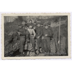 Breisach / WW2: RAD Arbeitsmänner - Westwall (9 Vintage Photos ca. 1937-1939)
