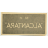 Royal Mail Ship: M. V. Alcantara (Vintage Luggage Label)