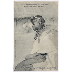 Haute-Guinée: Jeune Fille Type Djallonké / Ethnic - Hairstyle (Vintage PC 1900)