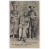 S.Vicente / Cabo Verde: Maria Guidinha, Paquete & Manuel João / Ethnic (Vintage PC 1910s/1920s)