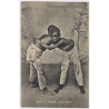 S.Vicente / Cabo Verde: Luta - Native Kids Wrestling / Ethnic (Vintage PC 1910s/1920s)