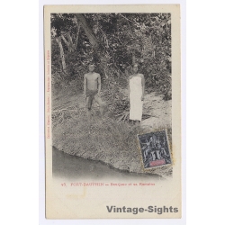Fort-Dauphin / Madagascar: Bourjane et sa Ramatoa / Ethnic (Vintage PC 1900s)