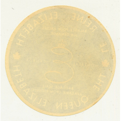 Hotel Le Reine Elizabeth / The Queen Elizabeth - Montreal / Canada (Vintage Luggage Label)