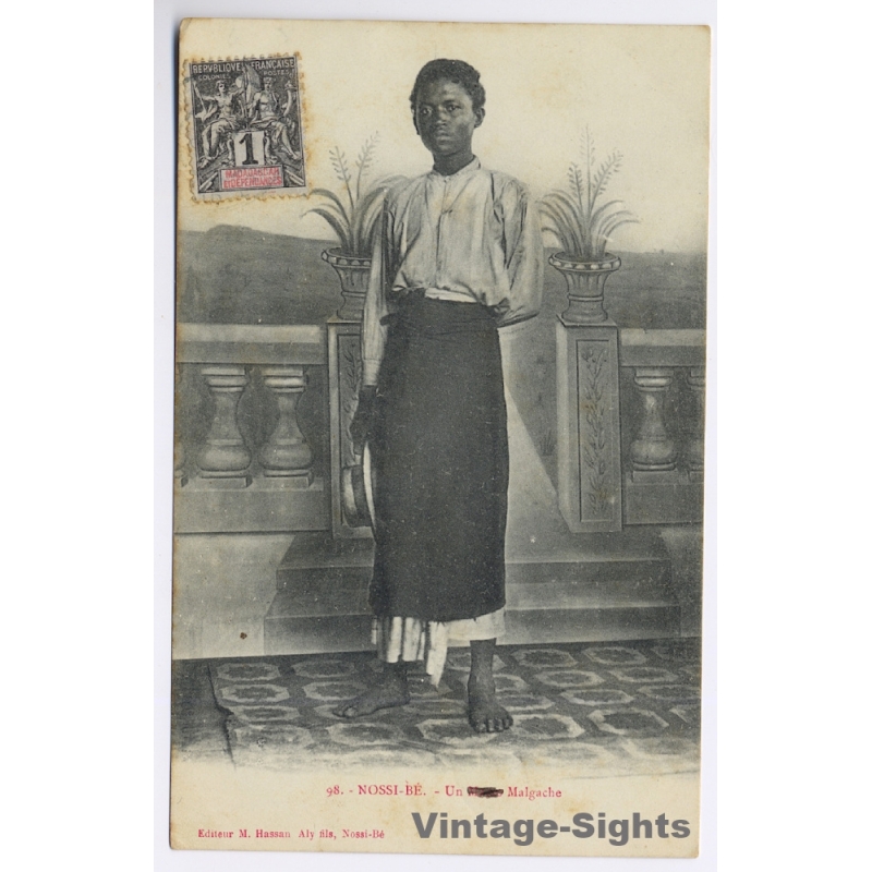 Nossi-Bé / Madagascar: Un Macro Malgache / Ethnic (Vintage PC 1900s/1910s)