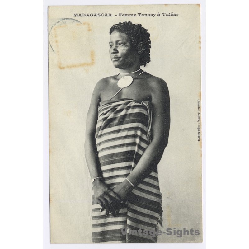 Madagascar: Femme Tenosy à Tuléar / Ethnic (Vintage PC 1900s/1910s)