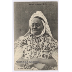 Tunisia: Belle Negresse / Native Moorish Female - Ethnic (Vintage PC 1903)