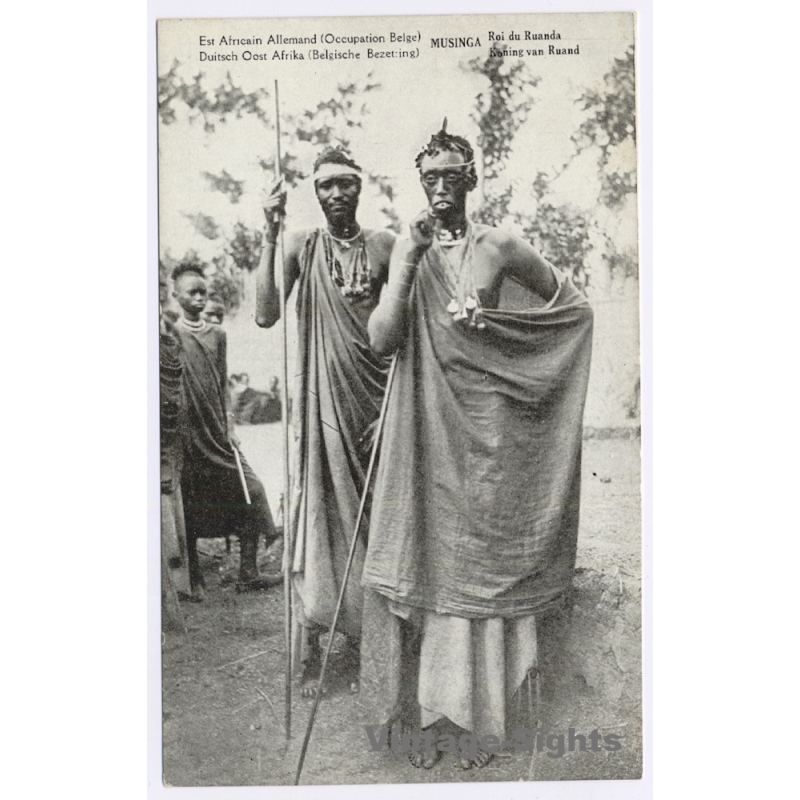 Deutsch-Ostafrika: Musinga - Roi du Ruanda / Ethnic (Vintage PC 1900s)