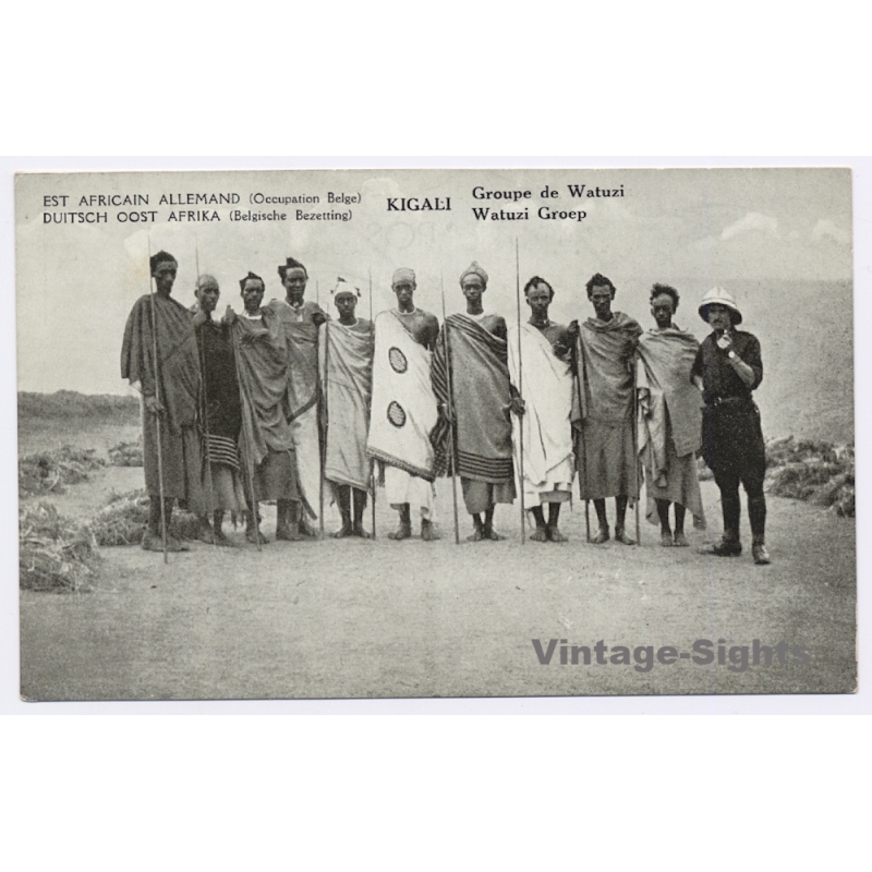 Kigali / Deutsch-Ostafrika: Group de Watuzi / Ethnic (Vintage PC 1900s)